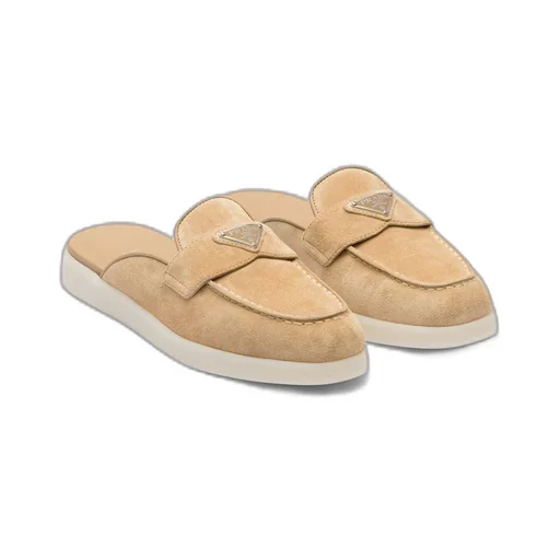 Suede mules