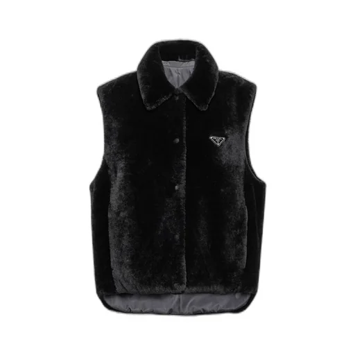 Shearling vest