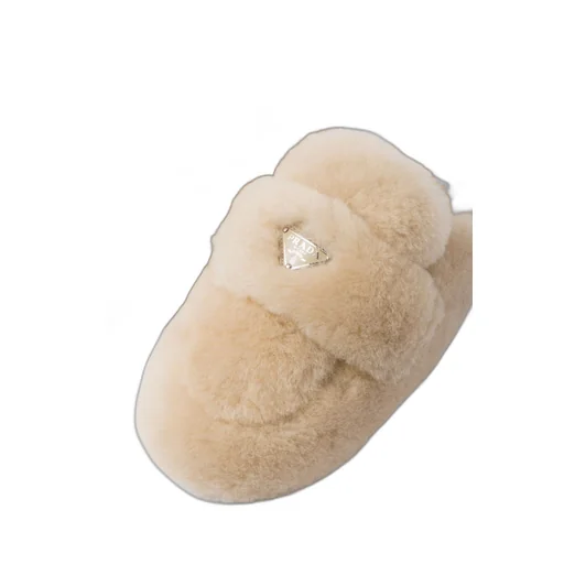 Shearling mules