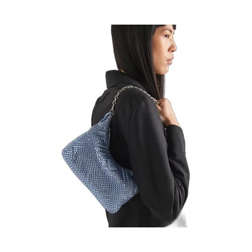 Prada Re-Edition 2005 satin bag with crystals