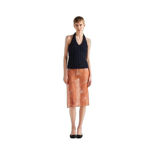 Wool halter top