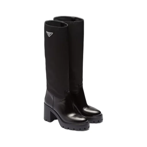 Leather and Re-Nylon boots