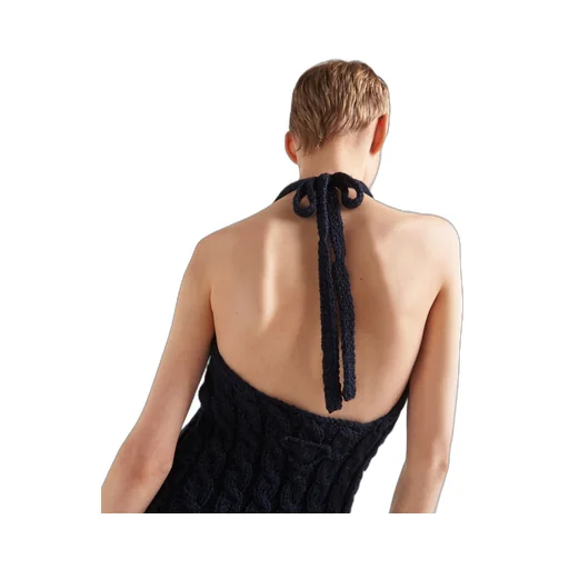 Wool halter top