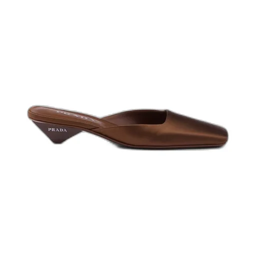 Satin mules