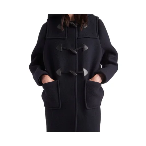 Single-breasted velour cloth coat
