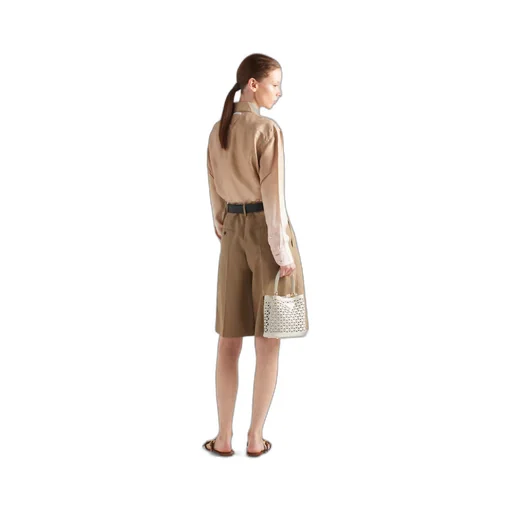 Printed gradient twill shirt