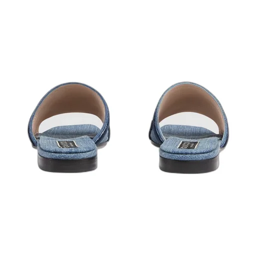 Women's slide sandal with Gucci script