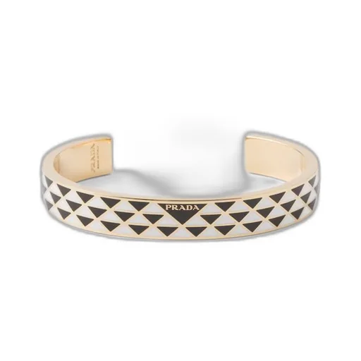 Enameled metal bracelet