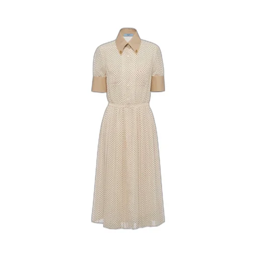 Printed georgette dress
