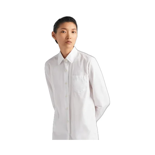 Poplin mini shirtdress