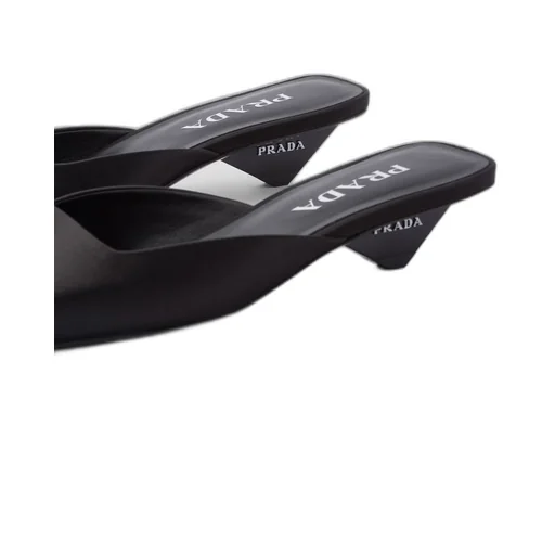 Satin mules