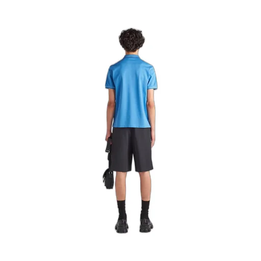 Cotton piqué polo shirt