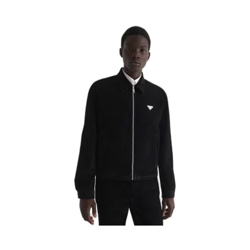 Cotton velvet blouson jacket