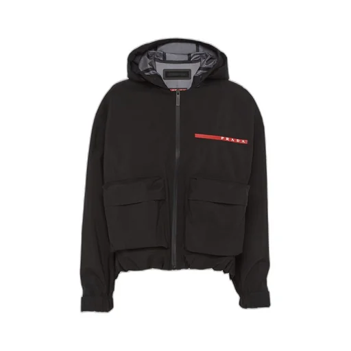 Technical fabric cargo jacket