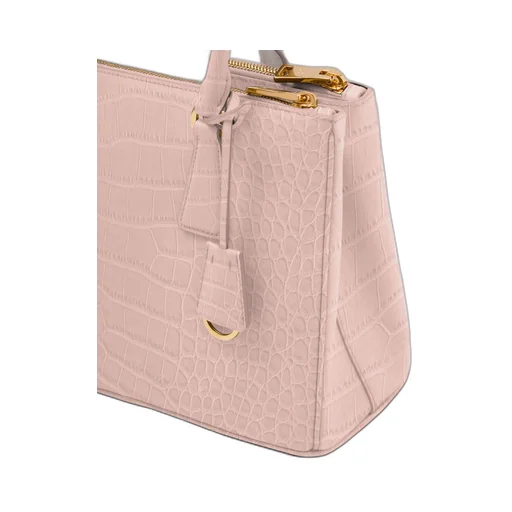 Medium Prada Galleria crocodile leather bag