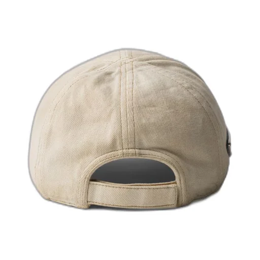 Worn bull-denim baseball cap