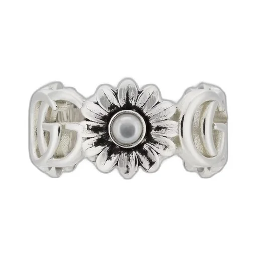 GG Marmont mother of pearl ring