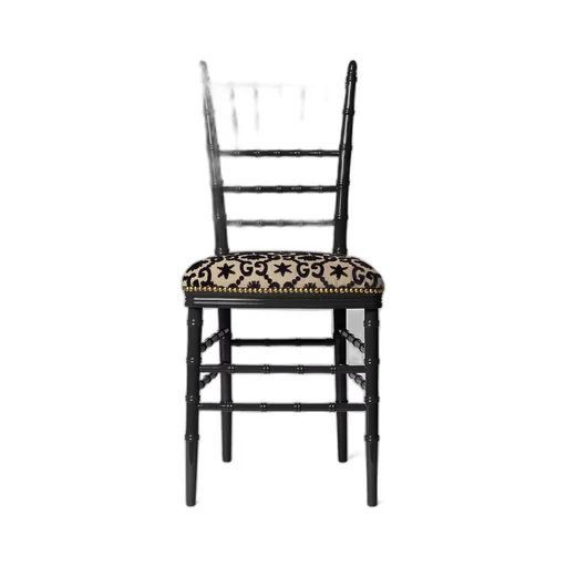 Chiavari chair with GG jacquard