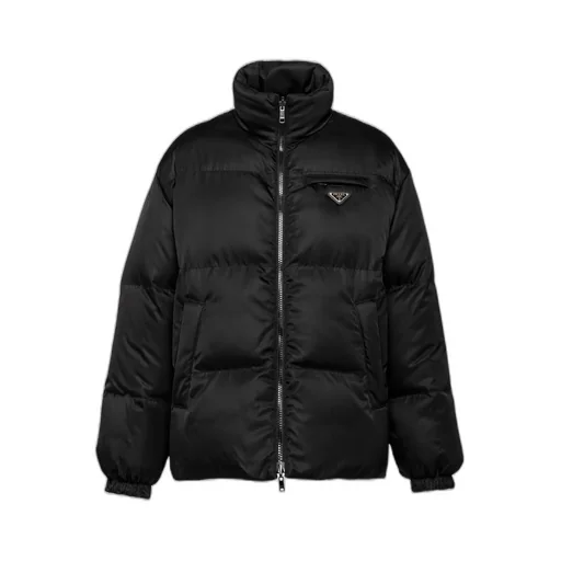 Medium-length Re-Nylon down jacket