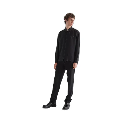 Silk twill shirt
