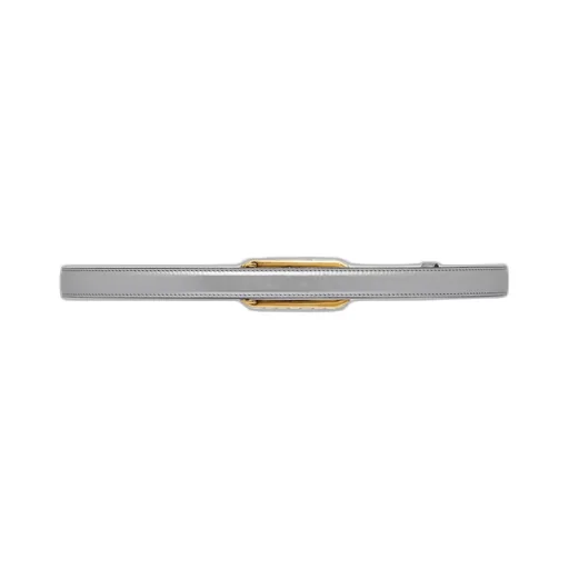 Thin belt with crystal Double G buckle
