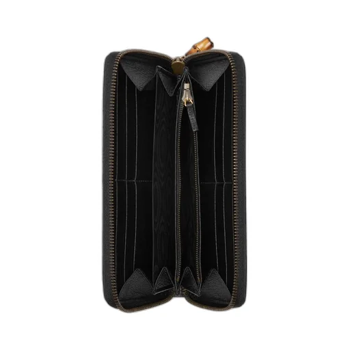 Zip around wallet with bamboo