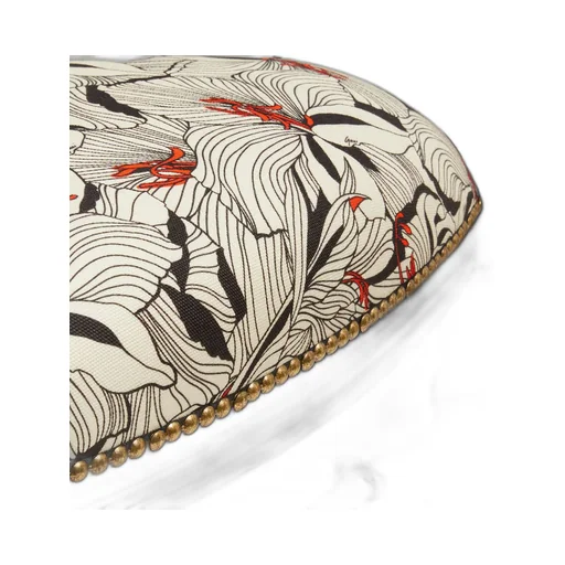 Chiavari lilies print chair with arm rest