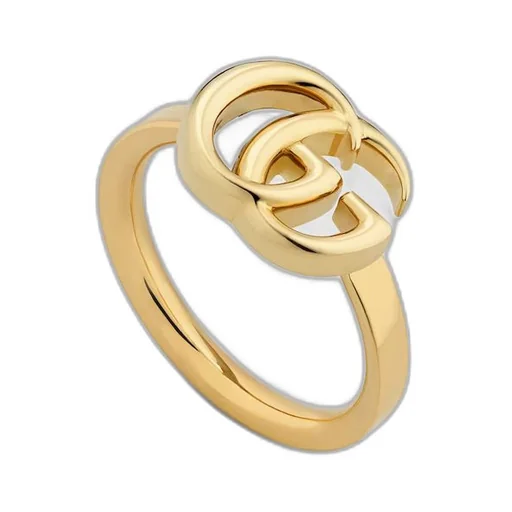 GG Running yellow gold ring