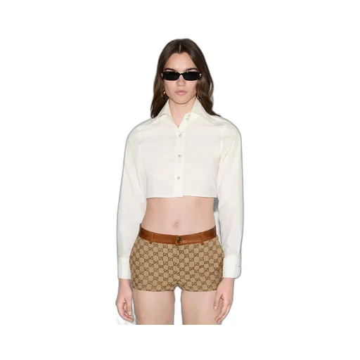 Cotton poplin shirt