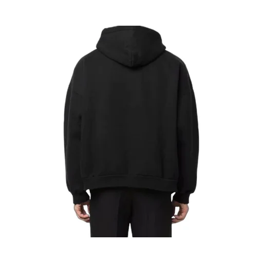 Embroidered Logo Zip-Up Hoodie