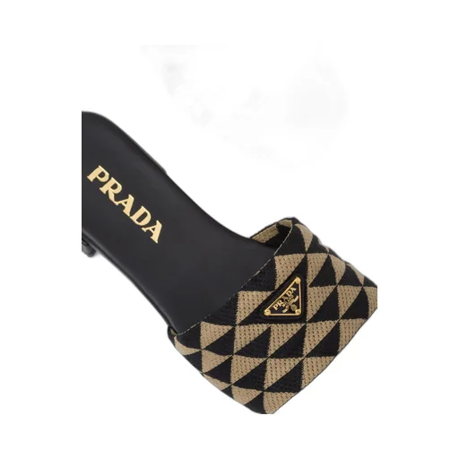 Embroidered fabric slides