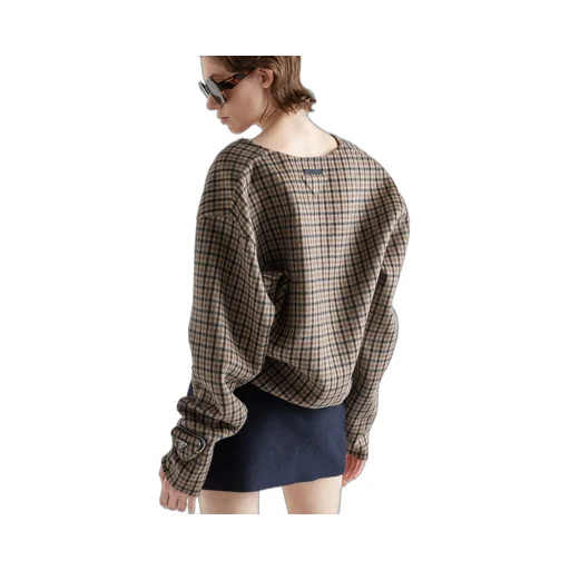 Cashgora check top