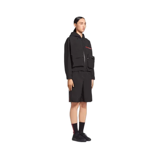 Technical fabric cargo jacket