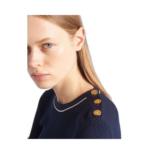 Silk crew-neck sweater