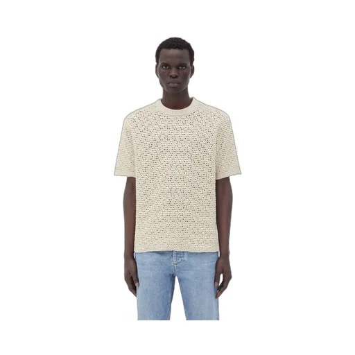 Cotton Crochet T-Shirt