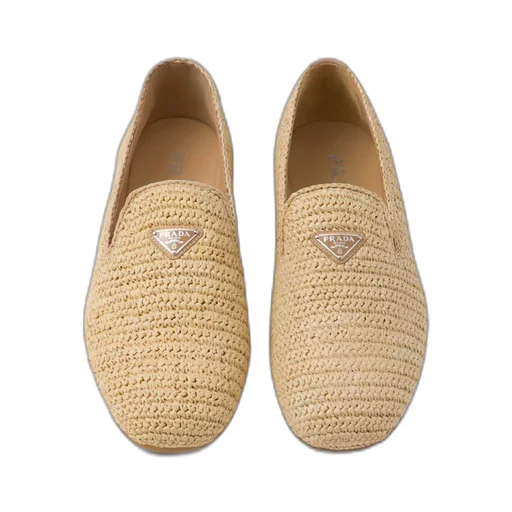 Crochet slip-on shoes