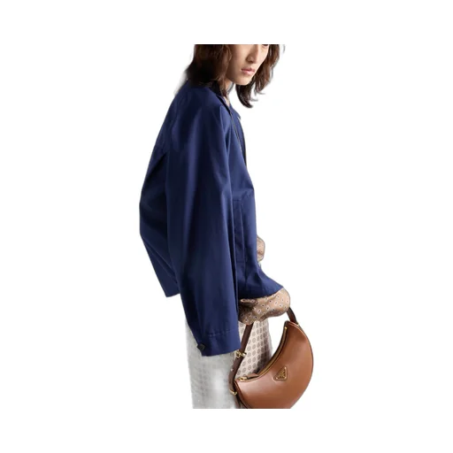 Poplin blouson jacket