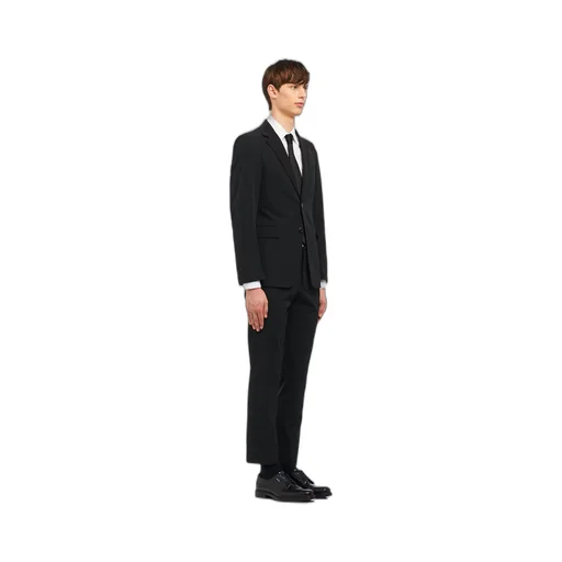 Technical fabric single-breasted suit