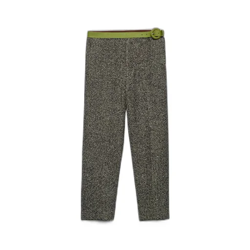 Wool blend pants