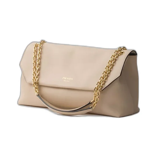 Medium leather shoulder bag
