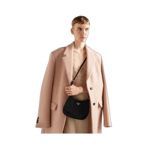 Prada Cleo satin bag with crystals