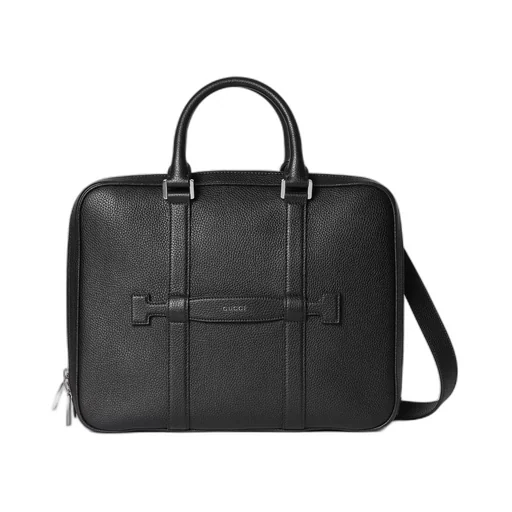 Medium briefcase with Gucci logo