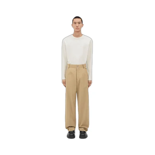 Light Cotton Twill Cargo Trousers