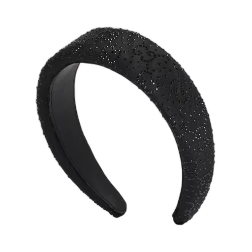 GG crystal moiré headband