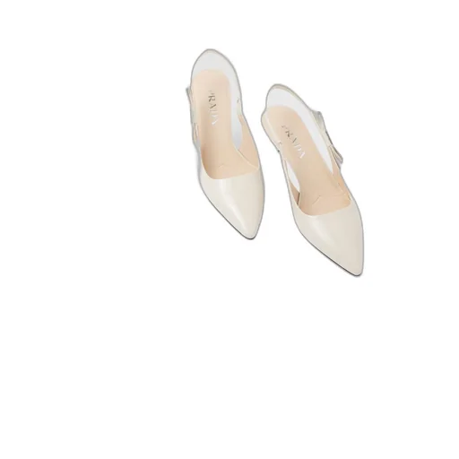 Patent leather slingbacks