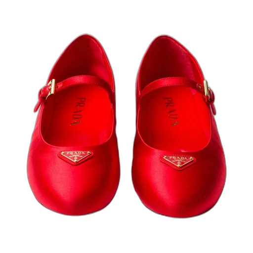 Satin ballerinas