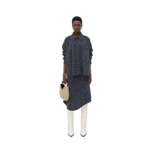 Structured Tweed Skirt