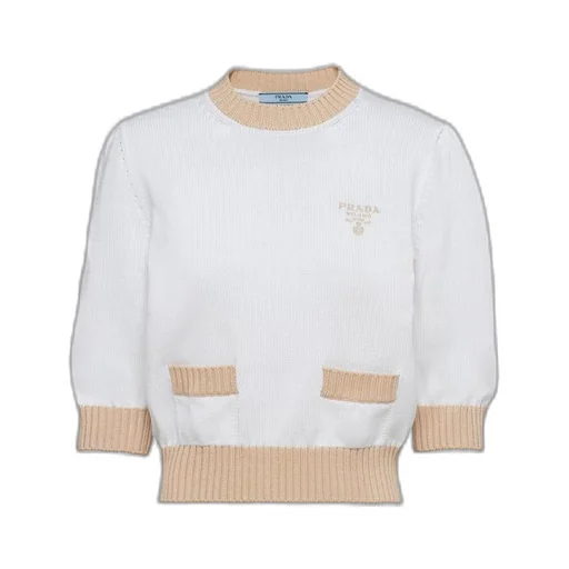 Cotton crew-neck sweater