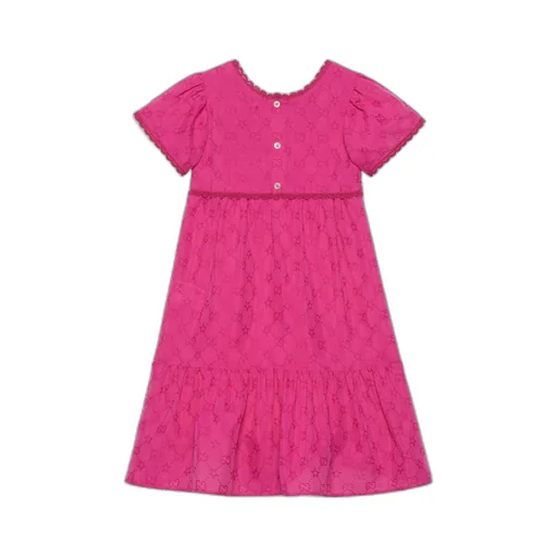 Children's GG stars cotton viscose dress