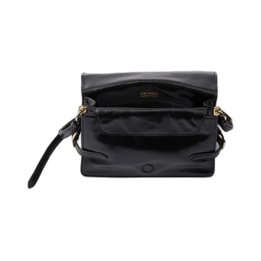 Leather shoulder bag